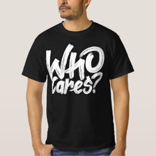Camiseta Tipografía Minimal Negrita Quién Se Cuidado