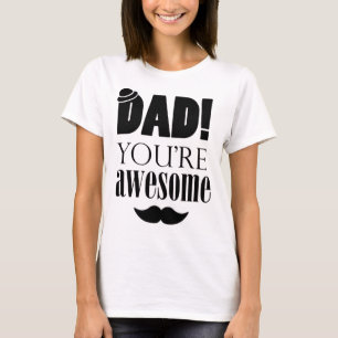 Camiseta ¡Tipografía minimalista para el Día del Padre!