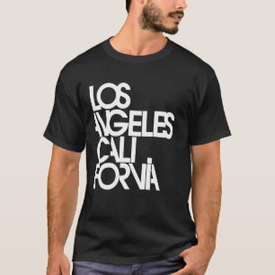 Camiseta Tipografía moderna de Los Ángeles California