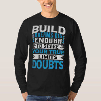 Camiseta Tipografía Moderna Motivación Soñadora