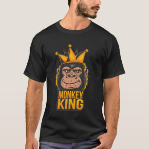 Camiseta Tipografía Moderna y Fría Nombre y Foto del Rey Mo