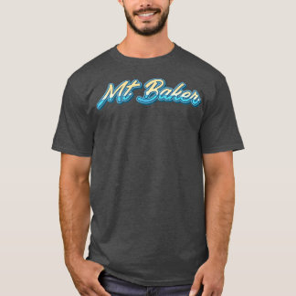 Camiseta Tipografía Mt Baker 1