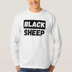 Camiseta Tipografía Negra en Negrita Rebelde con Entourage 