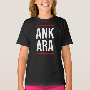 Camiseta Tipografía Negrita de Bloque Ankara