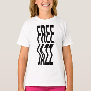 Camiseta Tipografía negrita de Free Jazz logo