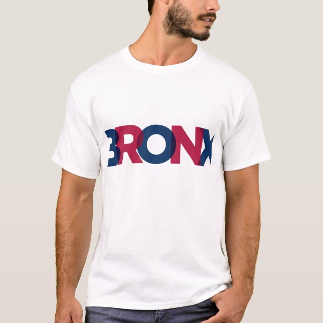 Camiseta "Tipografía Negrita del Bronx" (Anverso)