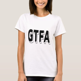 Camiseta Tipografía Negrita en Blanco y Negro GTFA 