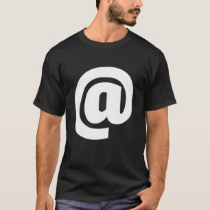 Camiseta Tipografía Negrita En Rótulo En Símbolo
