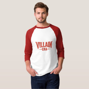 Camiseta Tipografía Negrita Era Villano