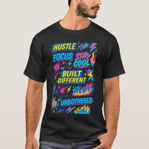 Camiseta – Tipografía Negrita y Diseño de Energía