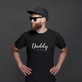 Camiseta Tipografía Nuevo Papá Establecida 2022