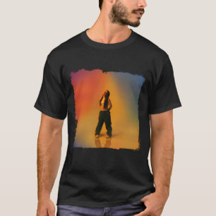 Camiseta tipografía para la portada del álbum de música de
