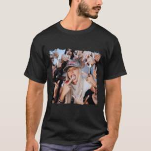 Camiseta tipografía para la portada del álbum de música de