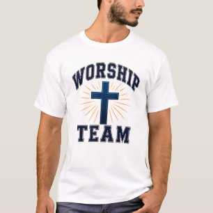 Camiseta 🎵 Tipografía para personal del equipo de adoració