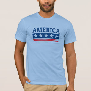 Camiseta Tipografía Patriótica Americana