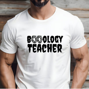Camiseta Tipografía púrpura del profesor de Boo de Hallowee