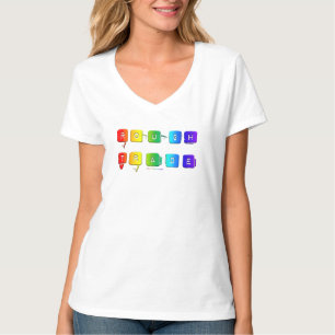 Camiseta Tipografía queer pop de SlipperyJoe's comercio ásp