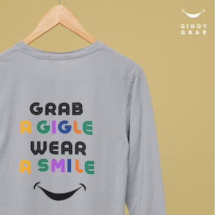 Camiseta Tipografía Retro Cuidada Giggle & Smile Simple Cos