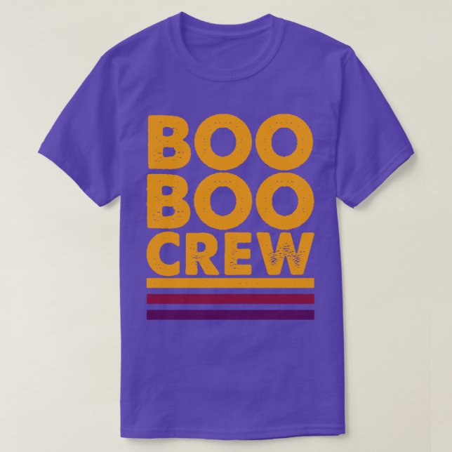 Camiseta Tipografía retro de Boo Boo Crew (Diseño del anverso)