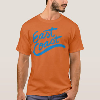 Camiseta Tipografía retro de la Costa Este