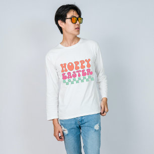 Camiseta Tipografía retro Hoppy Easter