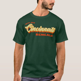 Camiseta Tipografía retro vintage que hace a Cincinnati