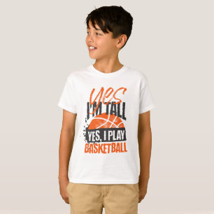 Camiseta Tipografía Sí Juego Baloncesto