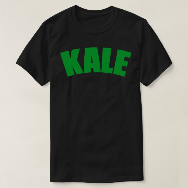 Camiseta Tipografía vegetal de Kale 1 (Diseño del anverso)