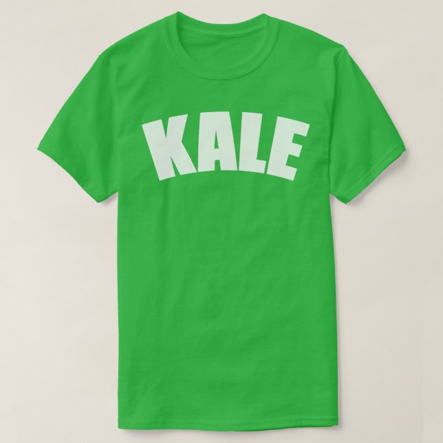 Camiseta Tipografía vegetal de Kale 2 (Diseño del anverso)