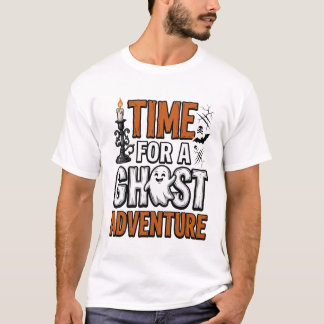 Camiseta Tipografía Vintage de Aventura de Fantasma de Hall
