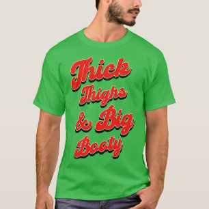 Camiseta Tipografía vintage de Big Booty