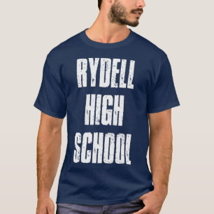 Camiseta Tipografía vintage del tributo a la secundaria Ryd