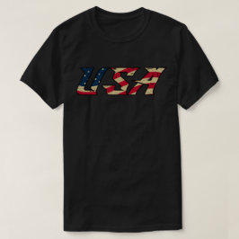 Camiseta Tipografía vintage Grunge USA