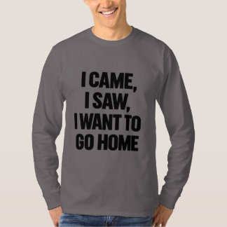 Camiseta tipográfica con lema de estar en casa
