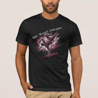 Camiseta tipográfica de baile callejero y vibra de