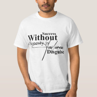 Camiseta tipográfica de integridad inspiradora