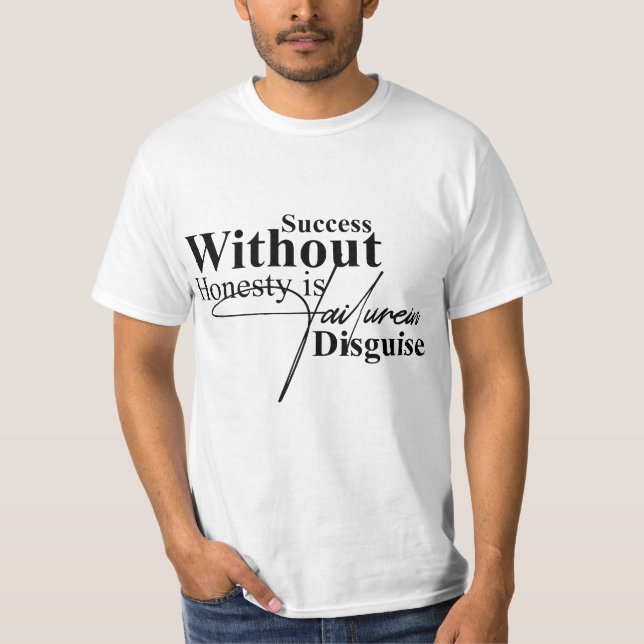 Camiseta tipográfica de integridad inspiradora (Anverso)