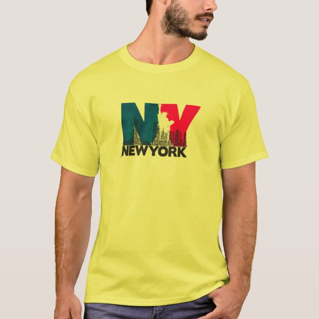 Camiseta tipográfica de Nueva York (Anverso)