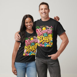 Camiseta tipográfica de verano Squeeze The Day | T