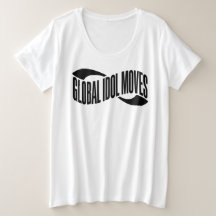 Camiseta tipográfica Global Idol Moves
