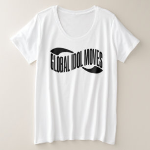 Camiseta tipográfica Global Idol Moves