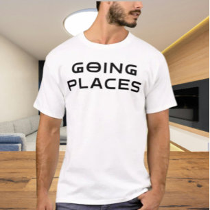 Camiseta tipográfica sarcástica "Totalmente yendo 