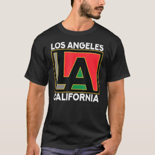 Camiseta Tipógrafo retro vintage de Los Ángeles California