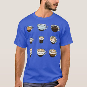 Camiseta Tipos de café