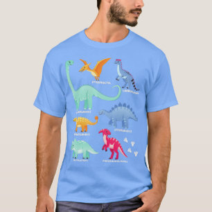 Camiseta Tipos de dinosaurios Futuro Paleontólogo Niños Din