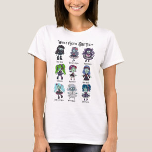 Camiseta Tipos de góticos zombies