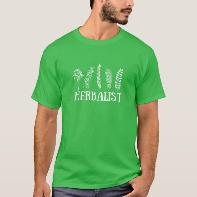 Camiseta Tipos de herbarios (Anverso)