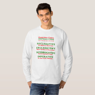oficina postal Folleto Confesión Camisetas Frases Del Navidad | Zazzle.es