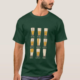 Camiseta Tipos de personalidad de la cerveza