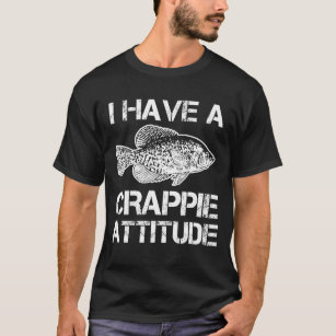 Camiseta Tipos de pez divertidos de la actitud del tipo de